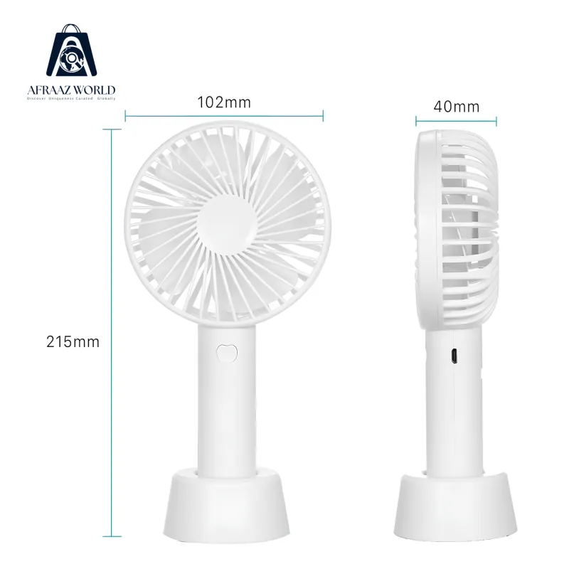 Mini USB Hand Lithium Battery Rechargeable Hand Fan Multi colour