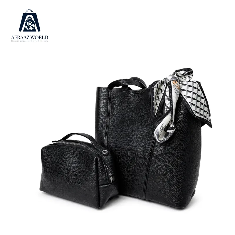 Urban Luxe Tote bag with pouch