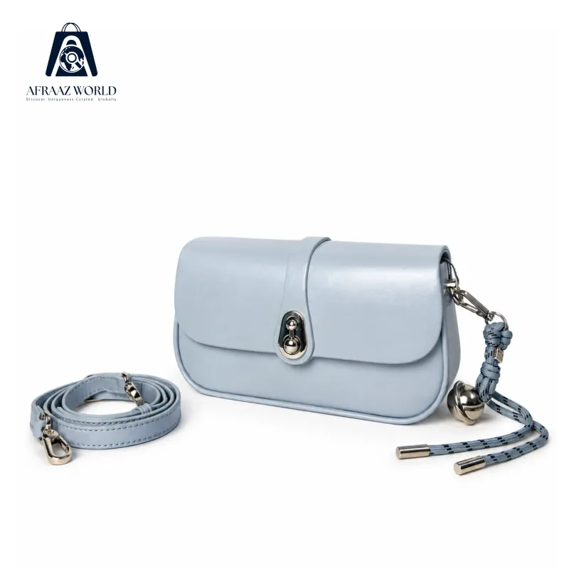 The Lumina Twist-Lock Crossbody Bag