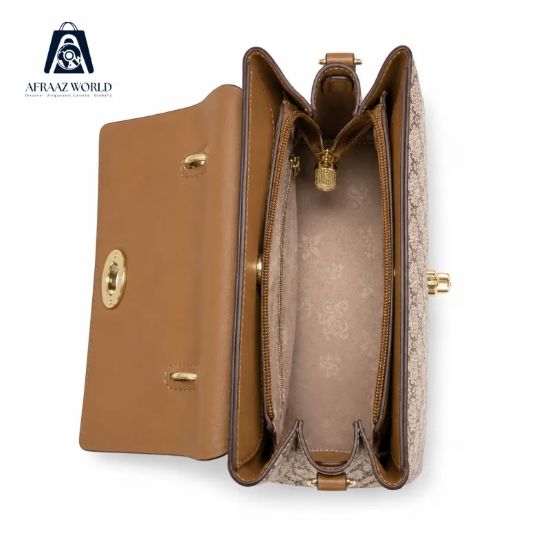 Vintage Luxe Monogram Handbag