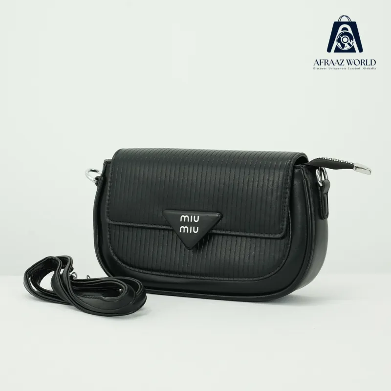 Elegant MIU MIU  Pink Textured Crossbody Bag with Triangle Logo